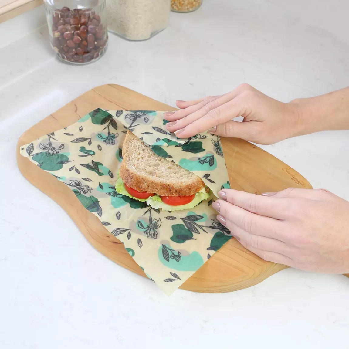 Envoltorio reutilizable vegano de cera vegetal - Imagen 4