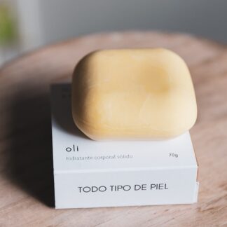 Manteca hidratante corporal sólida